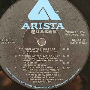 Quazar - Quazar Vinyl Record