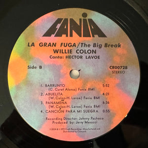 Willie Colón - Wanted For: The Big Break - La Gran Fuga