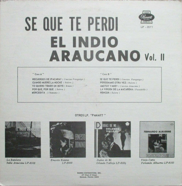 El Indio Araucano - Se Que Te Perdi