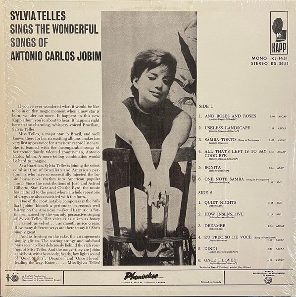 Sylvia Telles - Sylvia Telles Sings The Wonderful Songs Of Antonio Carlos Jobim - 1966