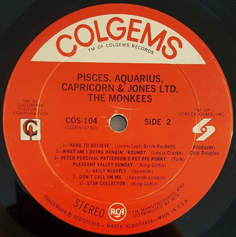 The Monkees - Pisces, Aquarius, Capricorn & Jones Ltd.
