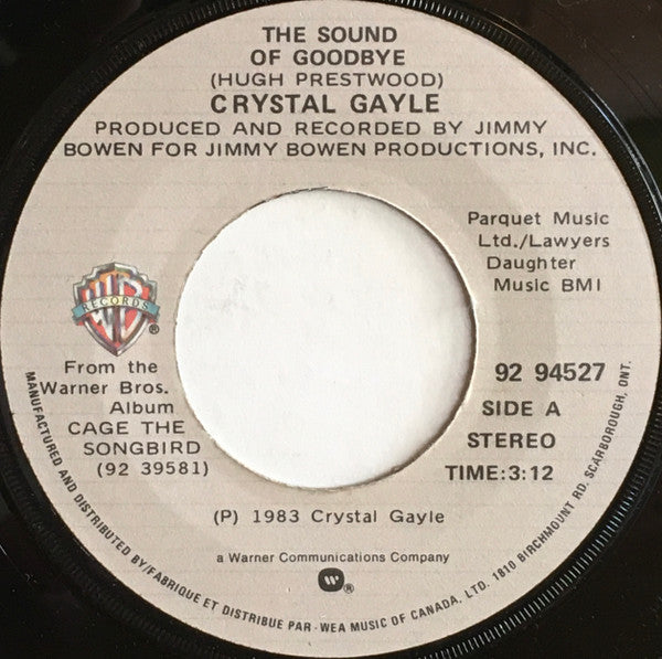 Crystal Gayle - The Sound Of Goodbye