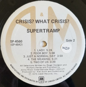Supertramp - Crisis? What Crisis? - 1975