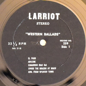 Unknown Artist - Western Ballads -
