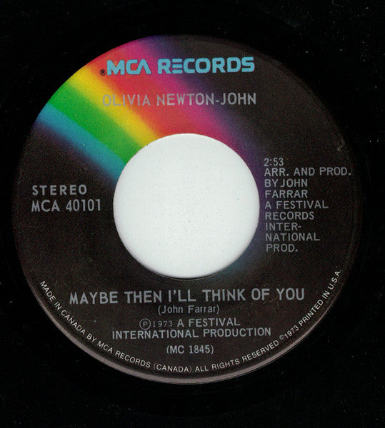 Olivia Newton-John - Let Me Be There / Maybe Then I'll Think Of You