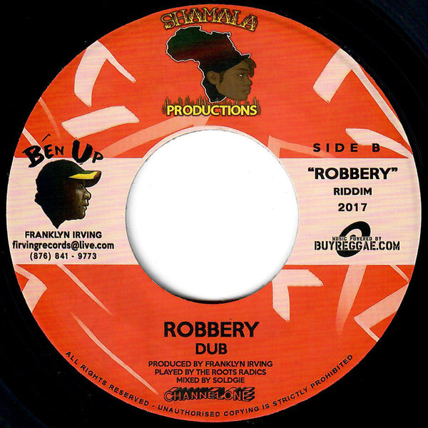 O'Neil Dyer / Roots Radics, The - Robbery / Robbery Dub - 2018