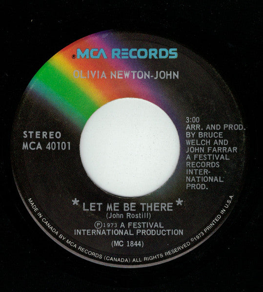 Olivia Newton-John - Let Me Be There / Maybe Then I'll Think Of You