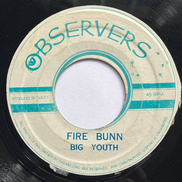Big Youth - Mr. Finnigan / Fire Bunn
