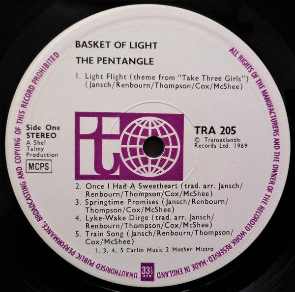 Pentangle - Basket Of Light