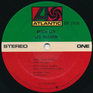 Les McCann - Much Les Vinyl Record