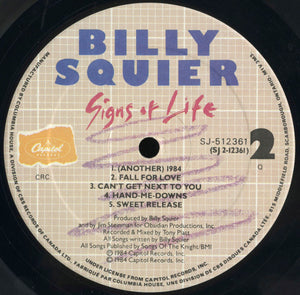 Billy Squier - Signs Of Life - 1984