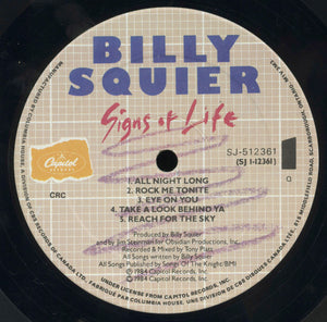 Billy Squier - Signs Of Life - 1984