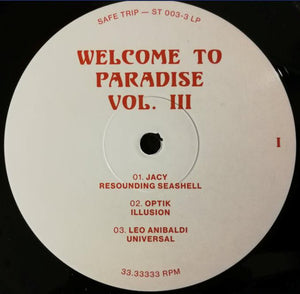 Various - Welcome To Paradise Vol. III: Italian Dream House 90-94 - 2018