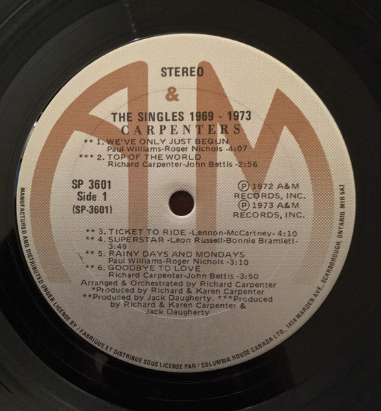 Carpenters - The Singles 1969-1973 - 1973