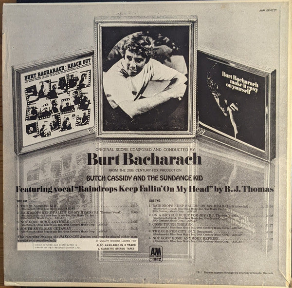 Burt Bacharach - Butch Cassidy And The Sundance Kid - 1970
