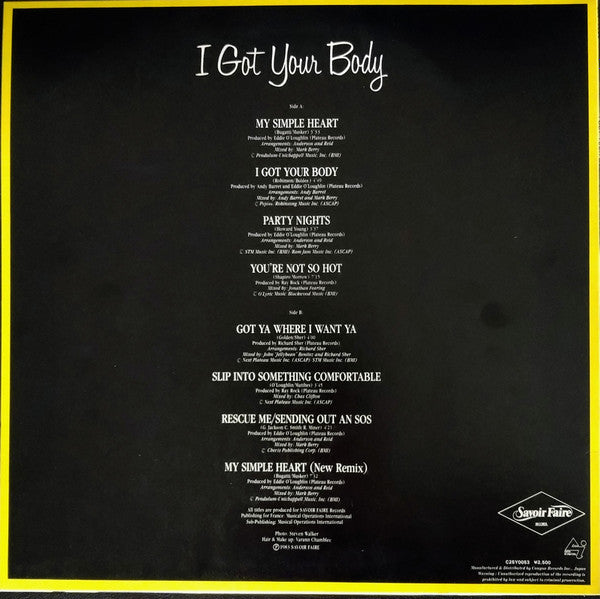 Carol Douglas - I Got Your Body