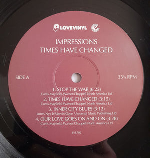 Impressions, The - Times Have Changed - 2017