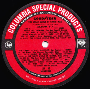 Various - The Great Songs Of Christmas By Great Artists Of Our Time Album Six - 1966