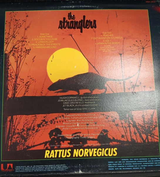 Stranglers, The - Stranglers IV (Rattus Norvegicus) -