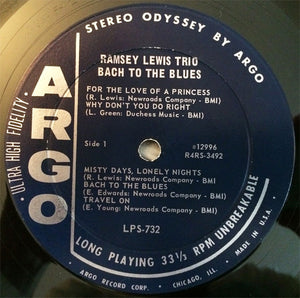 The Ramsey Lewis Trio - Bach To The Blues