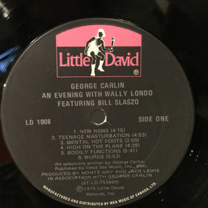 George Carlin - An Evening With Wally Londo Featuring Bill Slaszo - 1975
