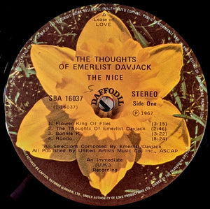 Nice, The - The Thoughts Of Emerlist Davjack - 1973