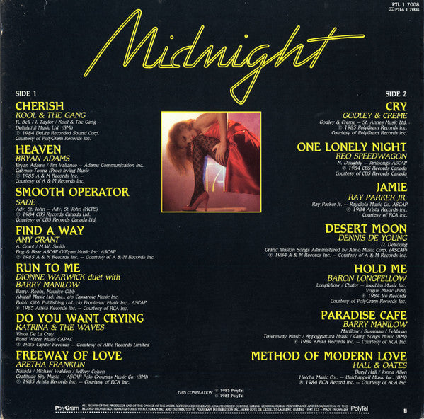 Various - Midnight - 1985