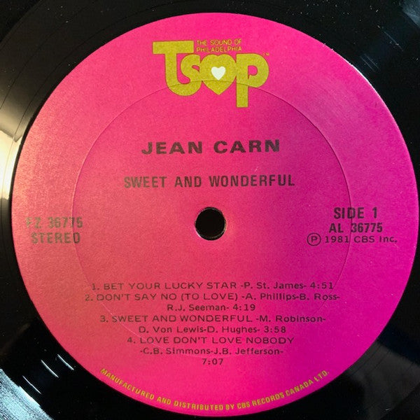 Jean Carn - Sweet And Wonderful