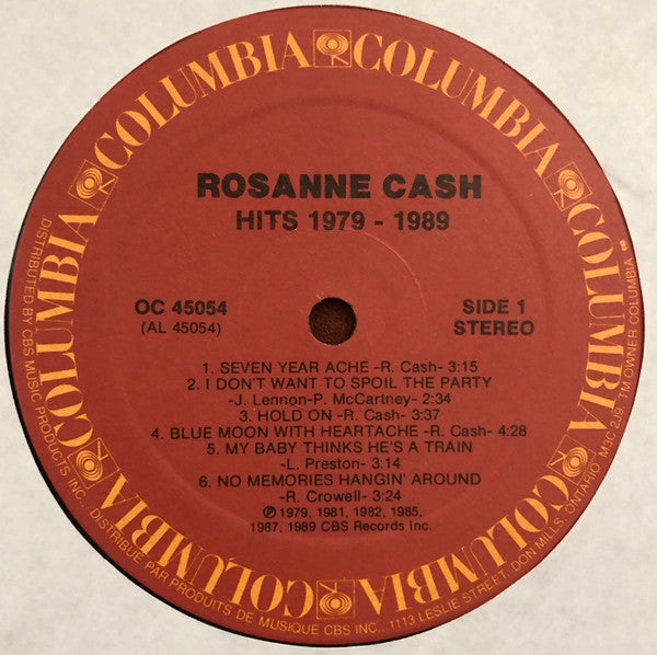 Rosanne Cash - Hits 1979-1989