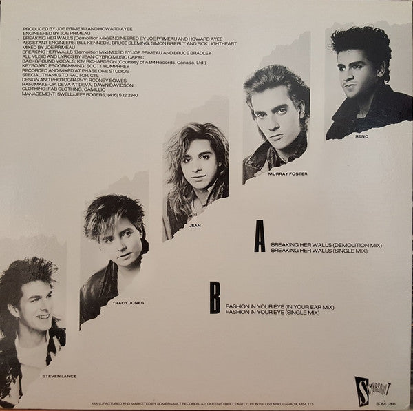 Tall New Buildings - Breaking Her Walls & Fashion In Your Eye - 1987