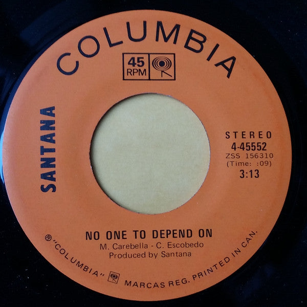 Santana - No One To Depend On / Taboo -