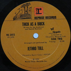 Jethro Tull - Thick As A Brick