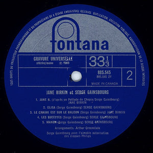 Serge Gainsbourg - Jane Birkin - Serge Gainsbourg