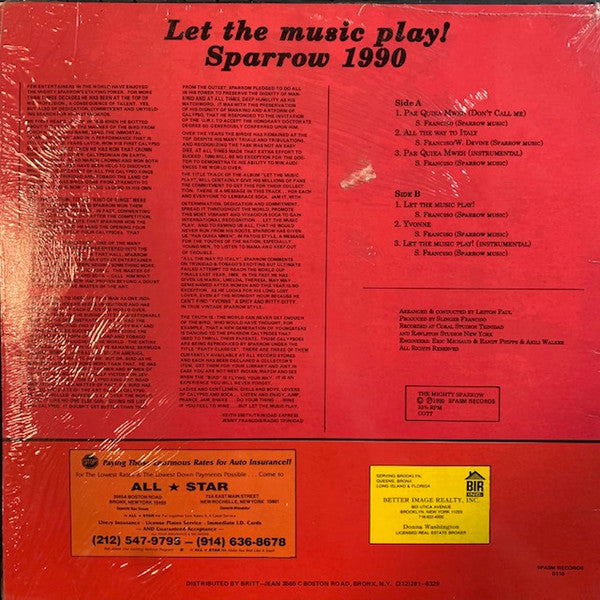 Mighty Sparrow - Let The Music Play