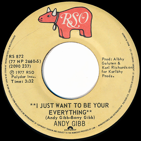 Andy Gibb - I Just Want To Be Your Everything