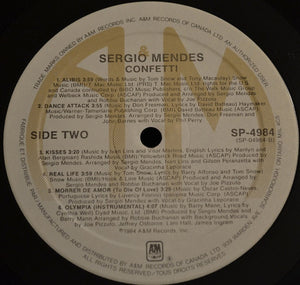Sergio Mendes - Confetti Vinyl Record