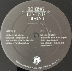 Greg Belson - Divine Disco (American Gospel Disco - 1974 To 1984) - 2016