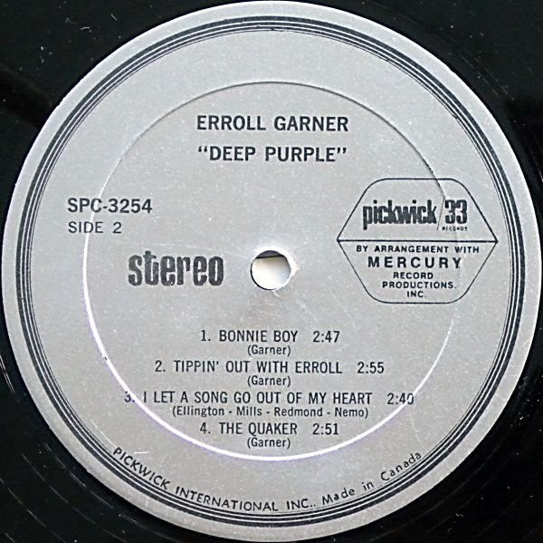 Erroll Garner - Deep Purple