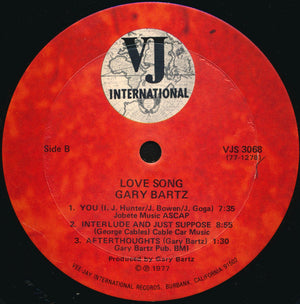 Gary Bartz - Love Song - 1977