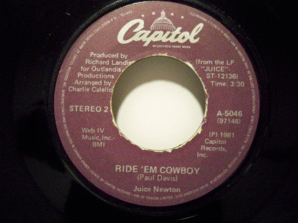 Juice Newton - The Sweetest Thing (I've Ever Known) - 1981