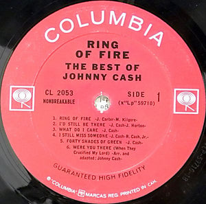 Johnny Cash - Ring Of Fire - The Best Of Johnny Cash - 1963