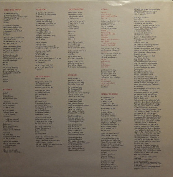 Rush - Grace Under Pressure - 1984