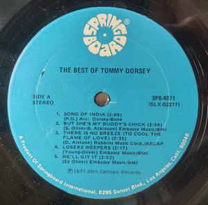 Tommy Dorsey And His Orchestra - The Best Of Tommy Dorsey - 1977