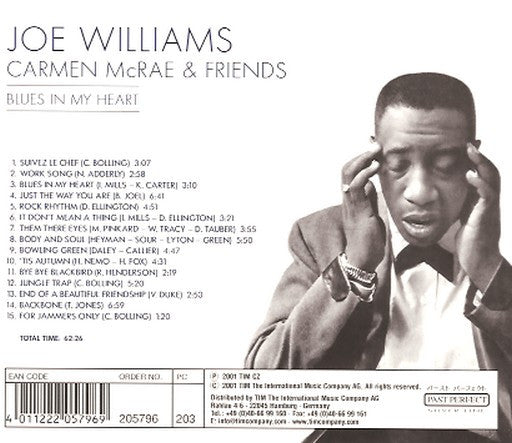 Joe Williams, Carmen McRae - Blues In My Heart (CD) - 2002