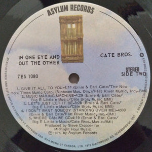Cate Brothers - In One Eye And Out The Other