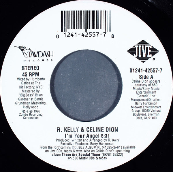 R. Kelly & Céline Dion - I'm Your Angel - 1998