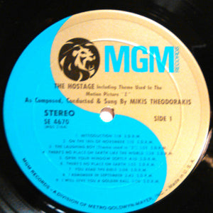 Mikis Theodorakis - Theme Used In The Motion Picture "Z" & Other Music Composed, Conducted & Sung By Mikis Theodorakis - 1970