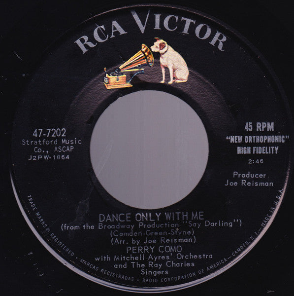 Perry Como - Kewpie Doll / Dance Only With Me - 1958