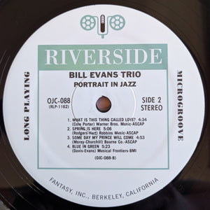 Bill Evans Trio, The - Portrait In Jazz - 2011