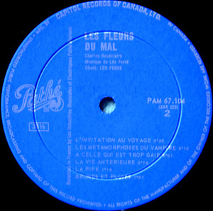 Léo Ferré - Les Fleurs Du Mal Chantées Par Léo Ferré